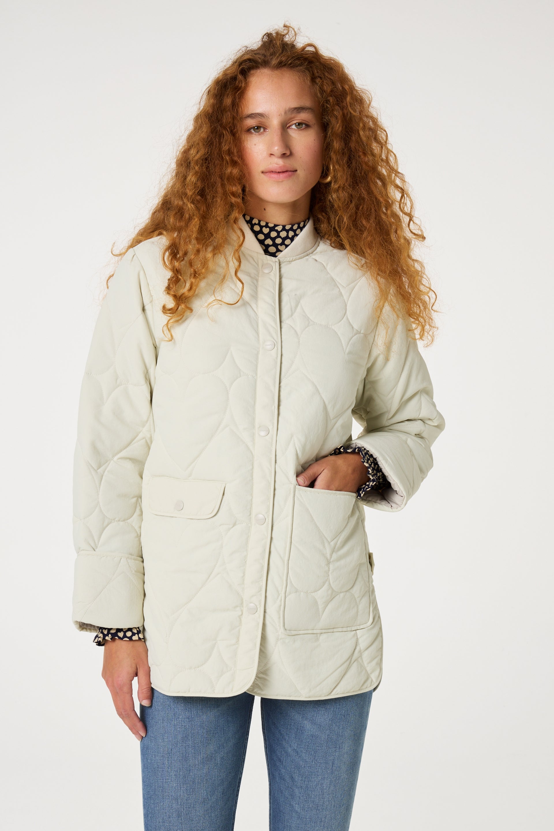 Xander jacket | Cosy White