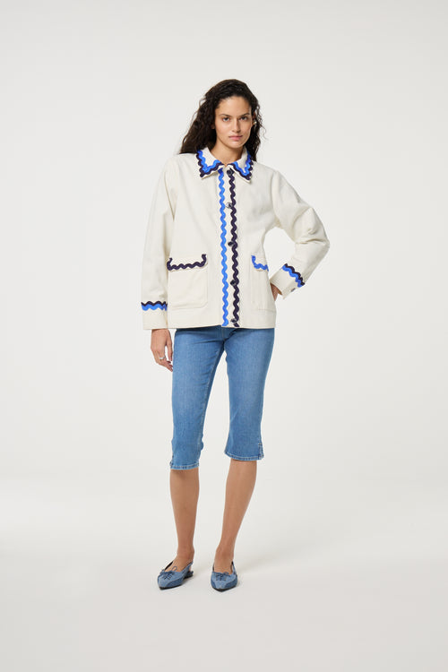 Melodie Jacket | Cosy White