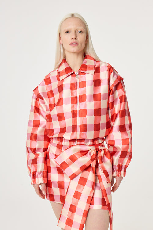 Jay Jacket | Tangerine Tango/Cosy White