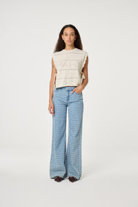 Thea Wide Leg Jeans | Light Blue