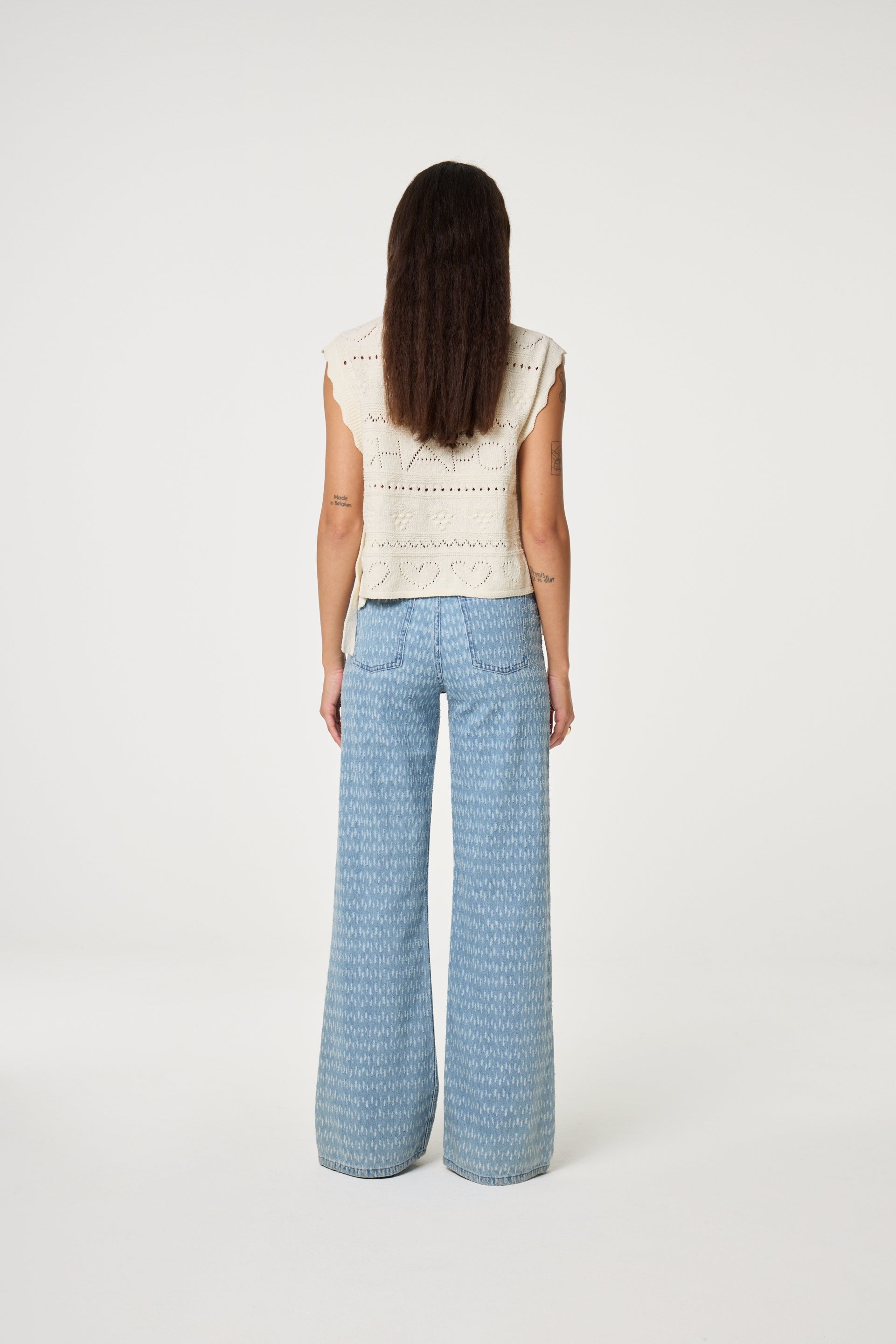 Thea Wide Leg Jeans | Light Blue