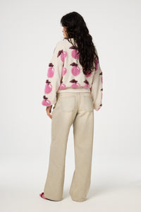 Lucy Wide Leg Jeans | Dirty Beige