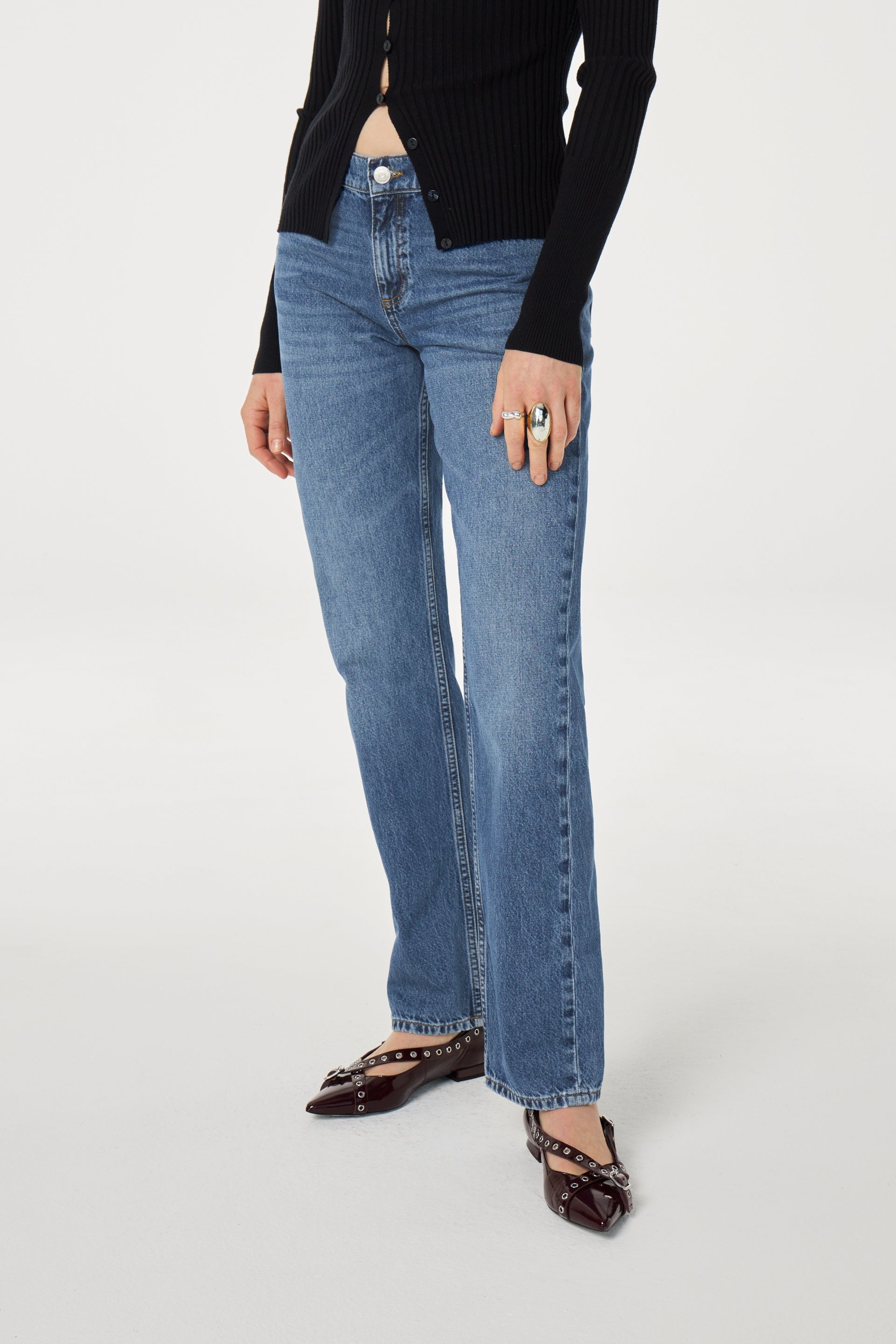 Marie Straight Leg Jeans | Vintage Blue