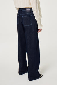 Lucy Wide Leg Jeans | Rinsed