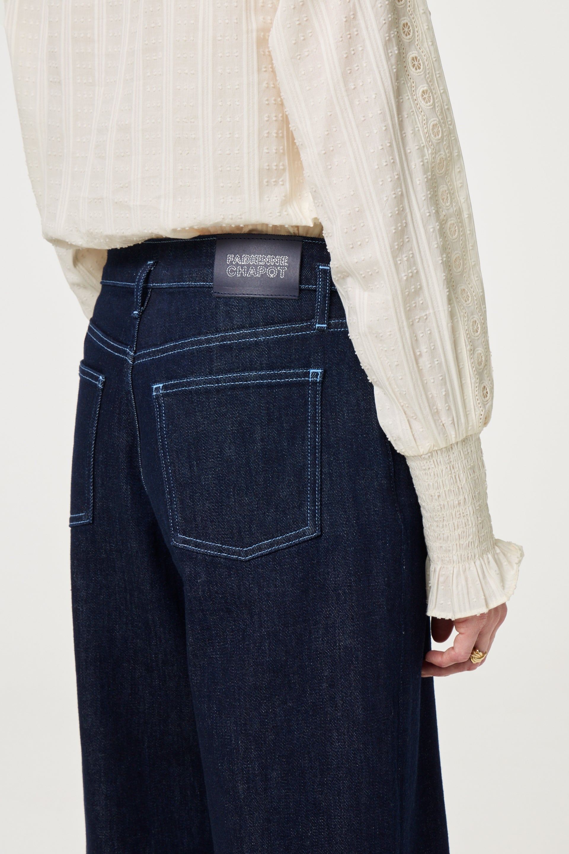 Lucy Wide Leg Jeans | Rinsed