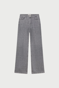 Thea Wide Leg Jeans | Faded Grey