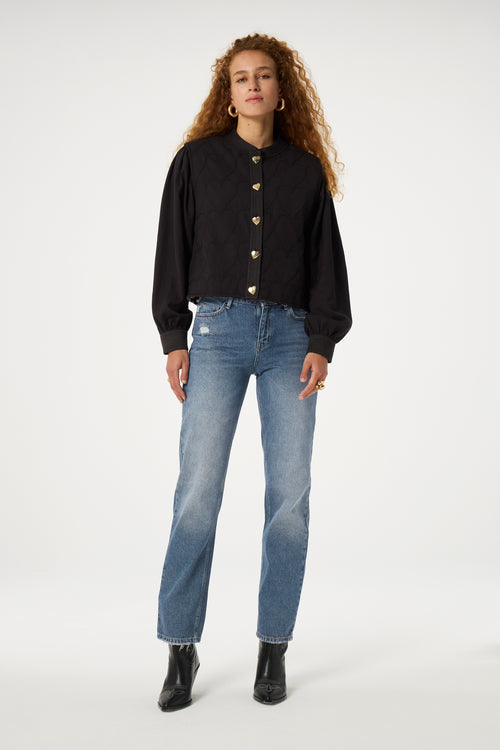 Marie Straight Low-rise Jeans | Authentic Wash