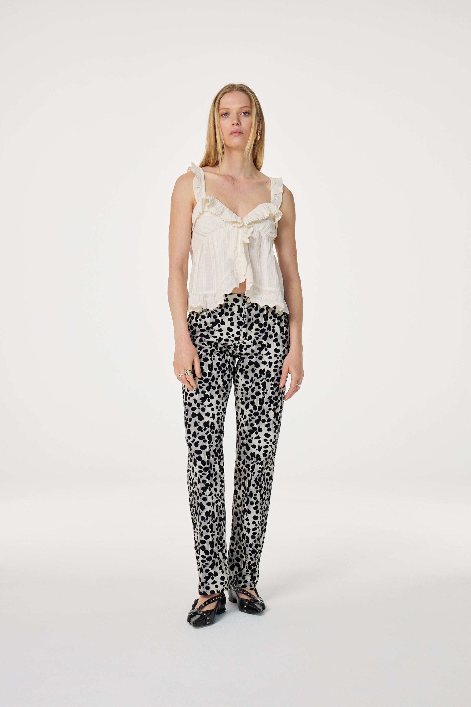 Marie Straight Leg Jeans | Cosy White