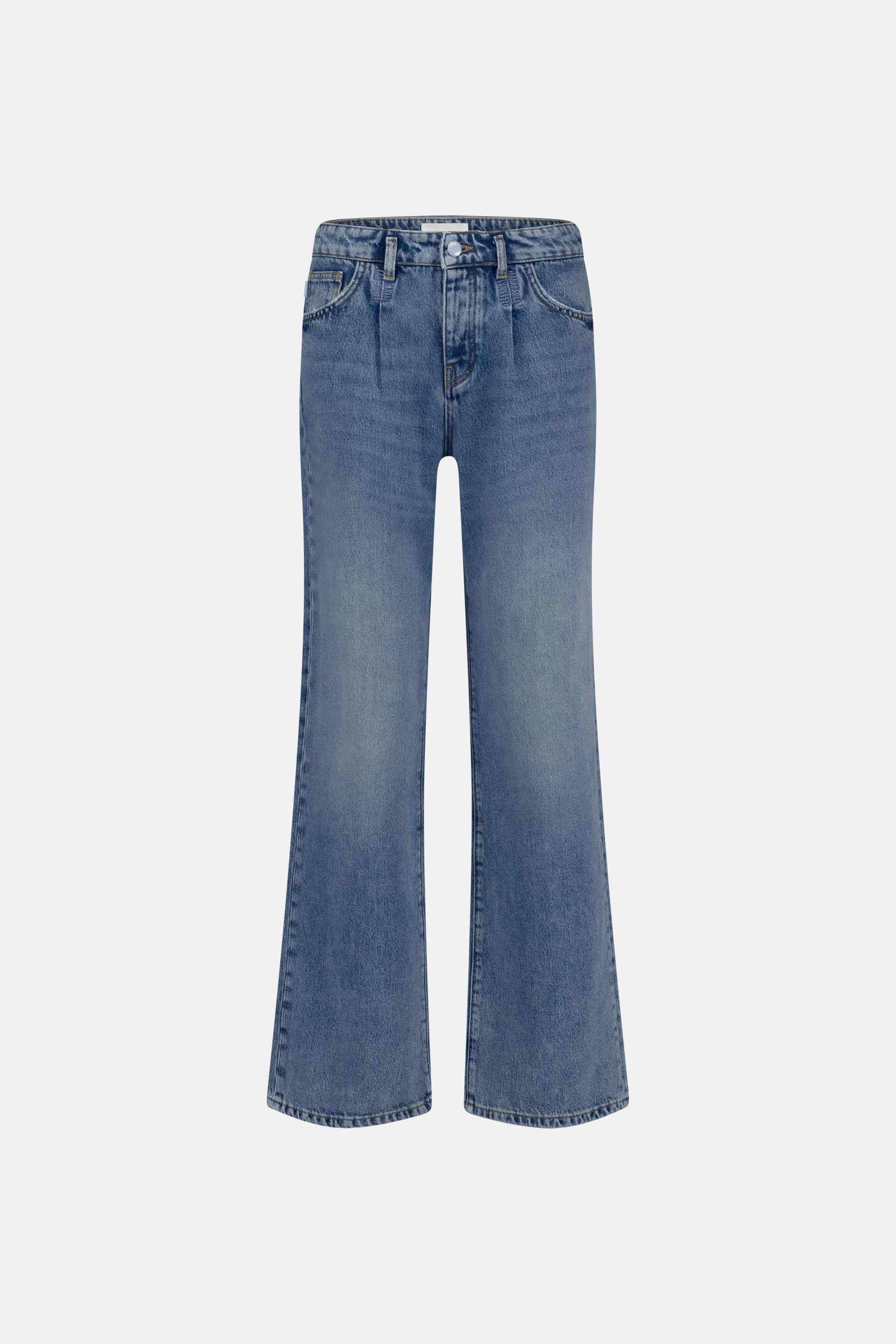 Lucy Wide Leg Jeans | Medium Dirty Wash