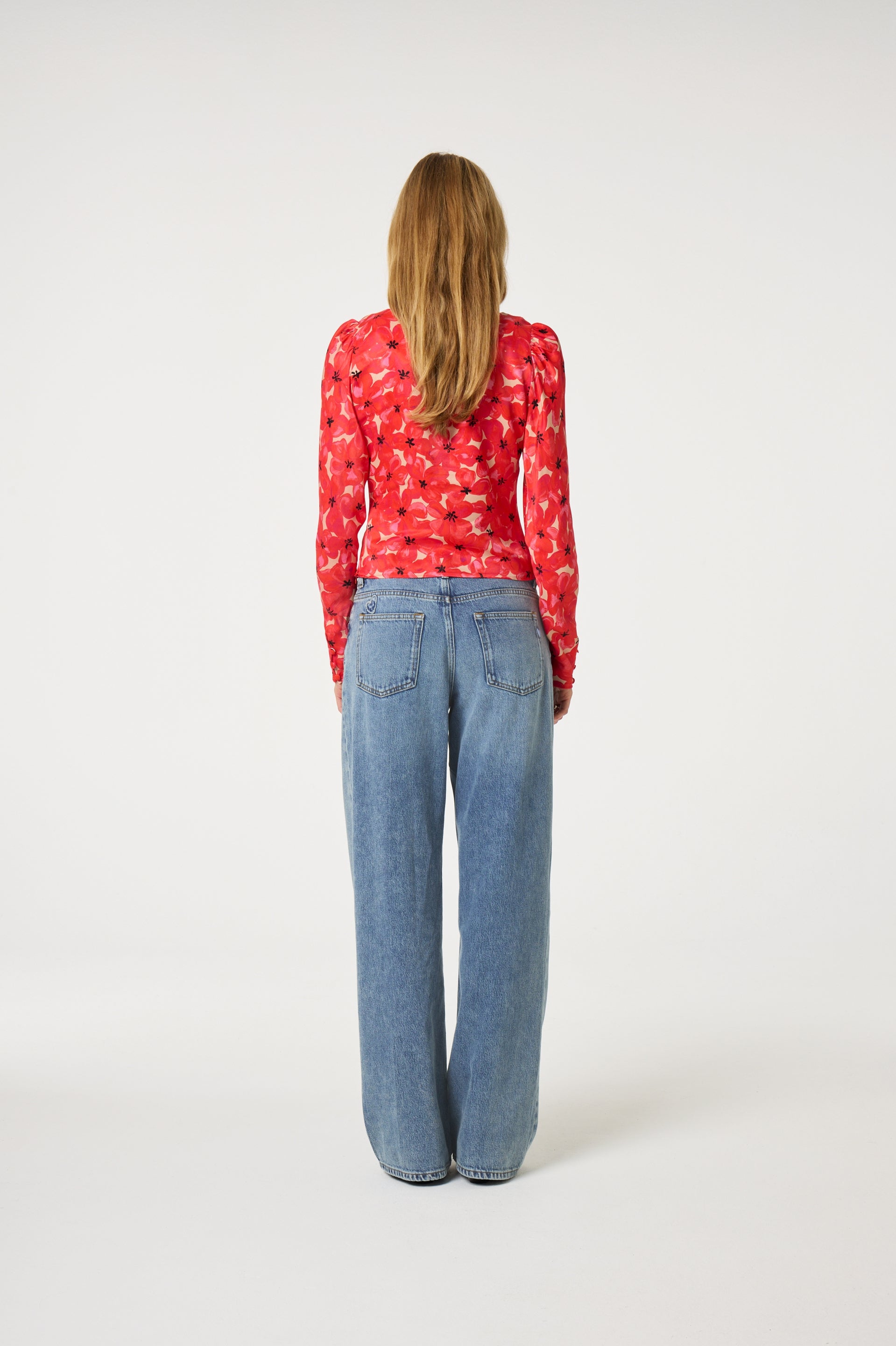 Lucy Wide Leg Jeans | Medium Dirty Wash