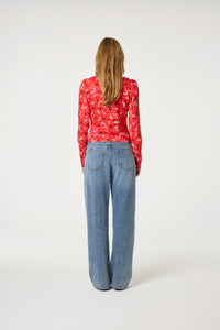 Lucy Wide Leg Jeans | Medium Dirty Wash
