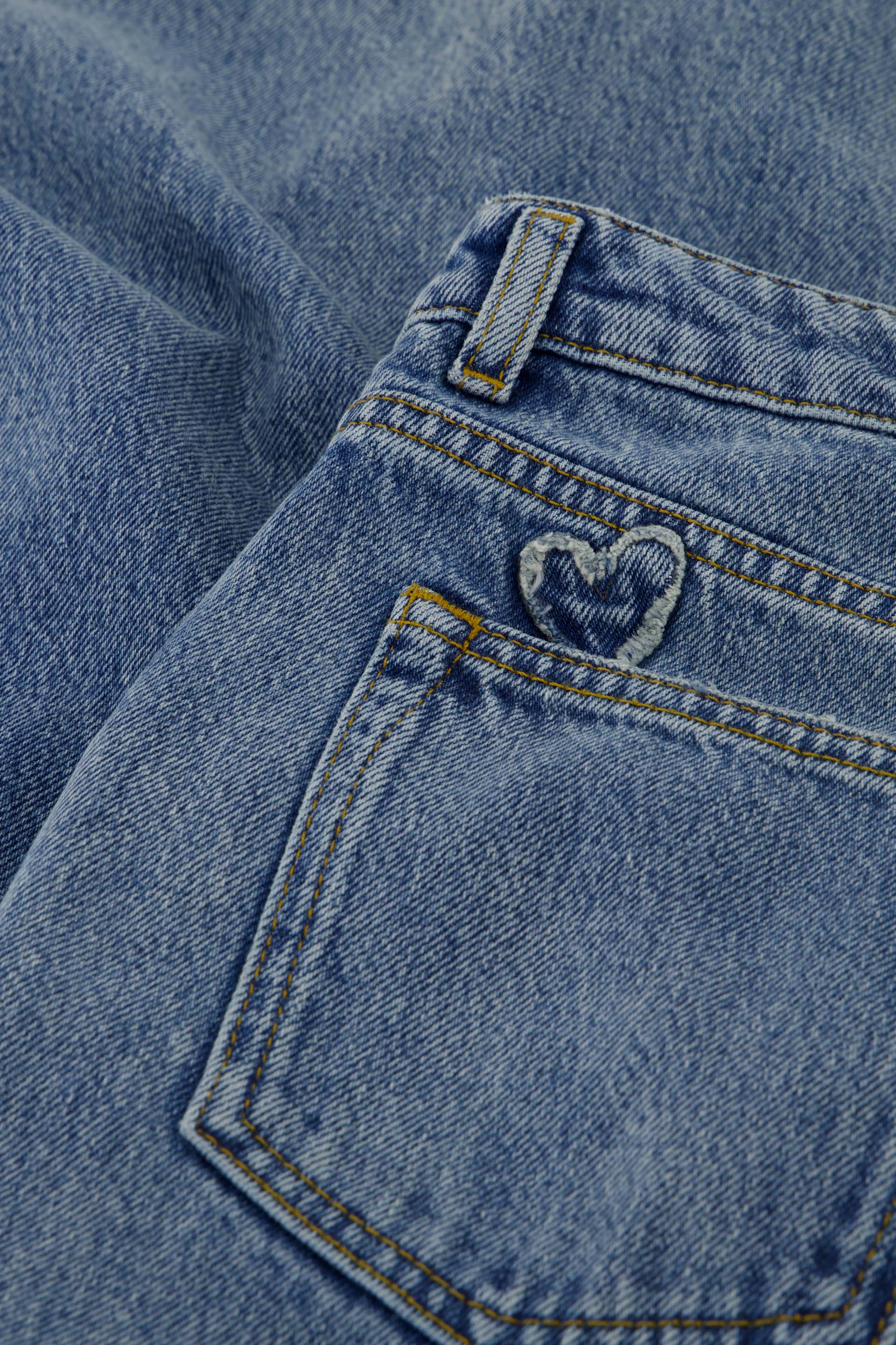 Lucy Wide Leg Jeans | Medium Dirty Wash