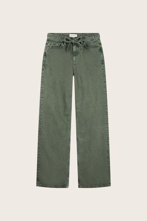 Zoe Boyfriend Jeans | Scarab Green