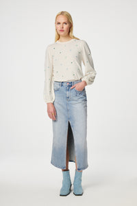 Hilly Multi Pullover | Cosy White