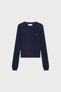 Charlotta Pullover | After Midnight Blue