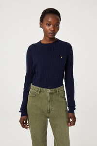 Charlotta Pullover | After Midnight Blue