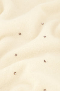 Lidi Rhinestone Pullover | Cosy White