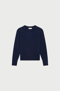 Lidi Rhinestone Pullover | After Midnight Blue