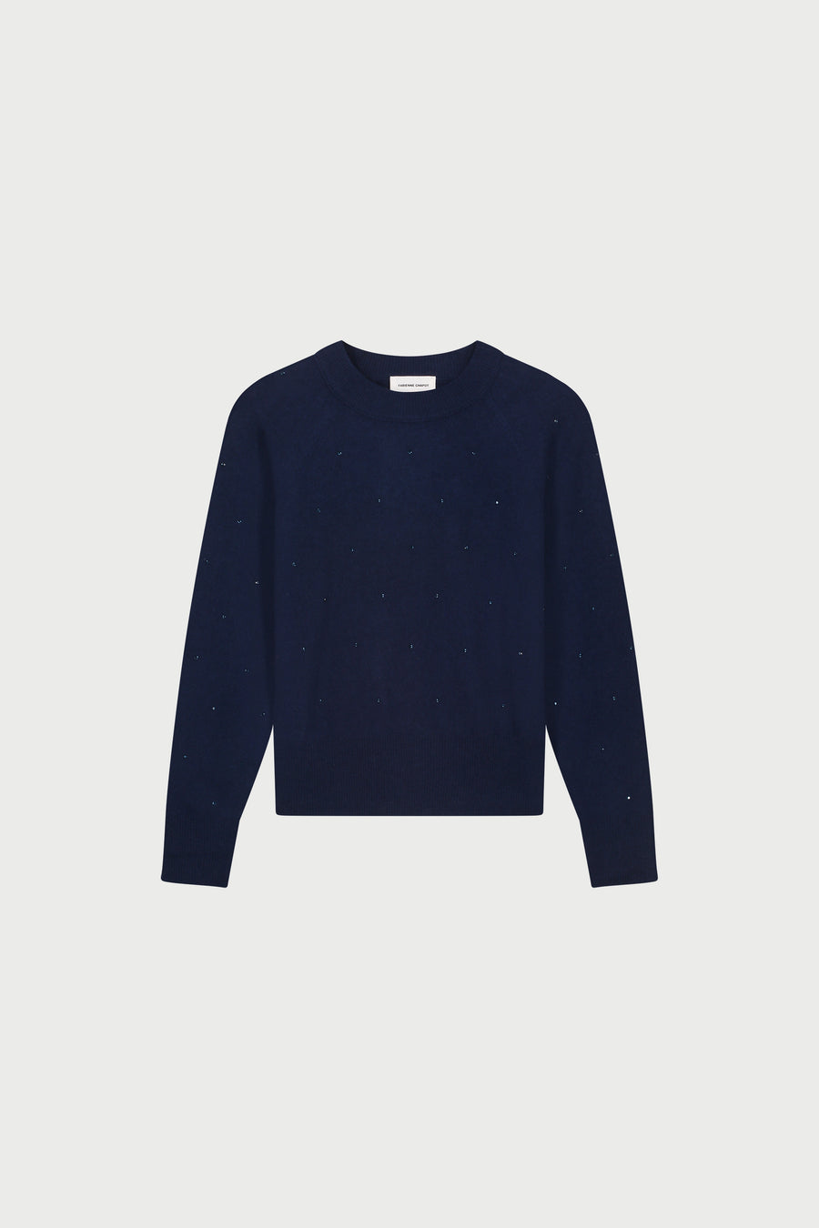 Lidi Rhinestone Pullover | After Midnight Blue