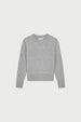 Lidi Rhinestone Pullover | Grey Melange