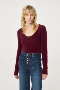 Kate Top | Deep Burgundy