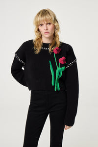 Tulip Pullover | Black