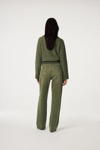 Liseth Pullover | Olive Melange