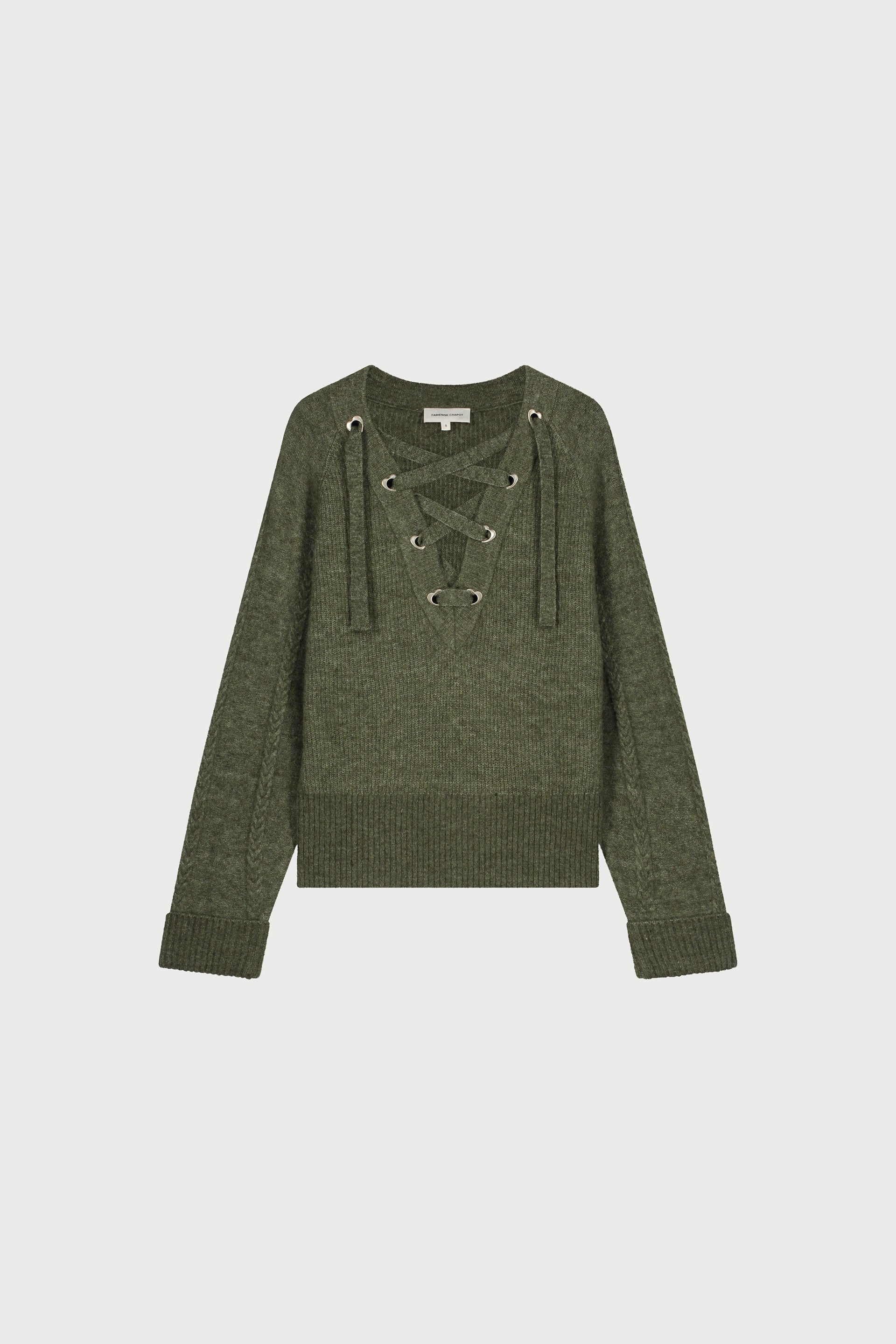 Liseth Pullover | Olive Melange