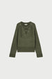 Liseth Pullover | Olive Melange