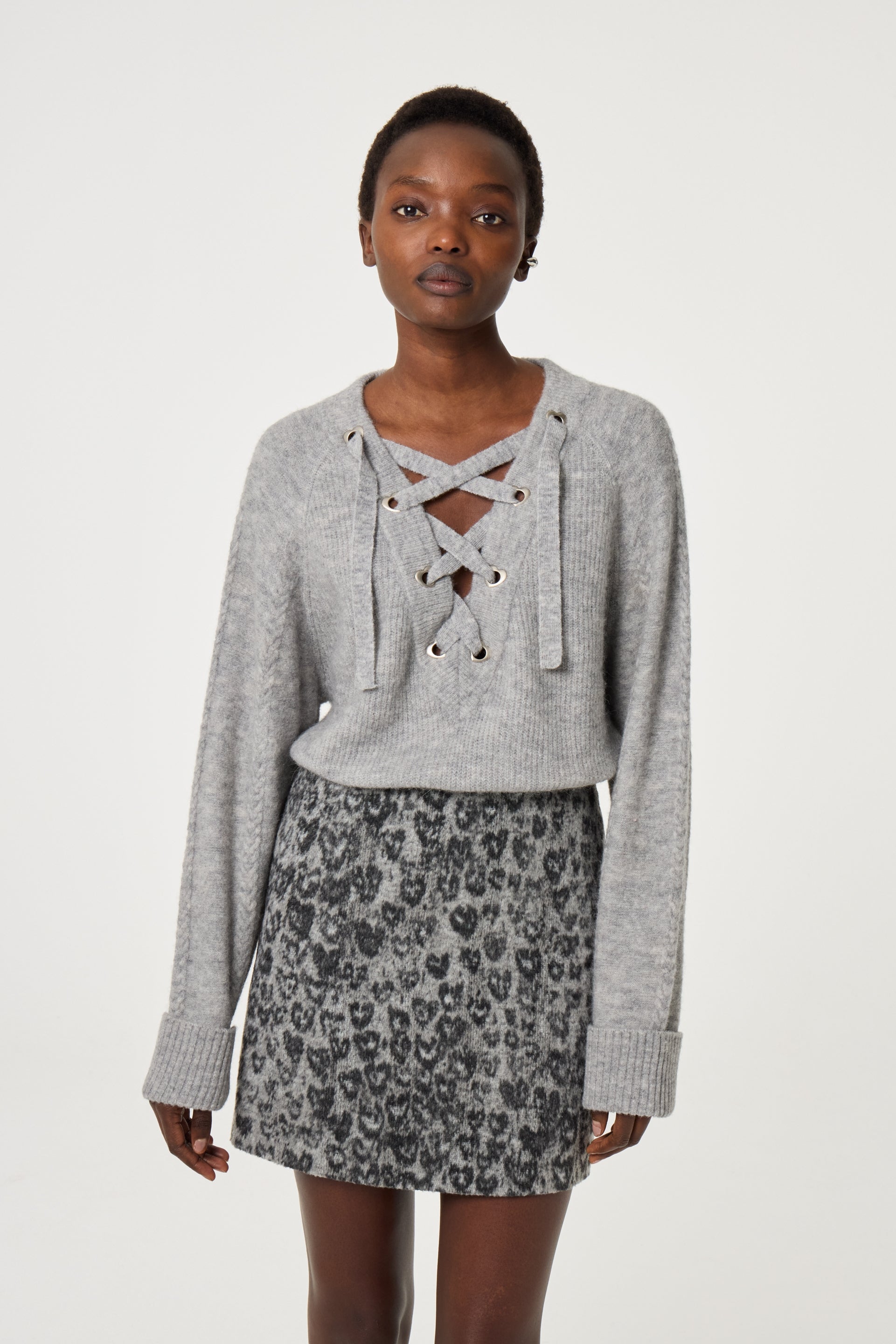 Liseth Pullover | Grey Melange