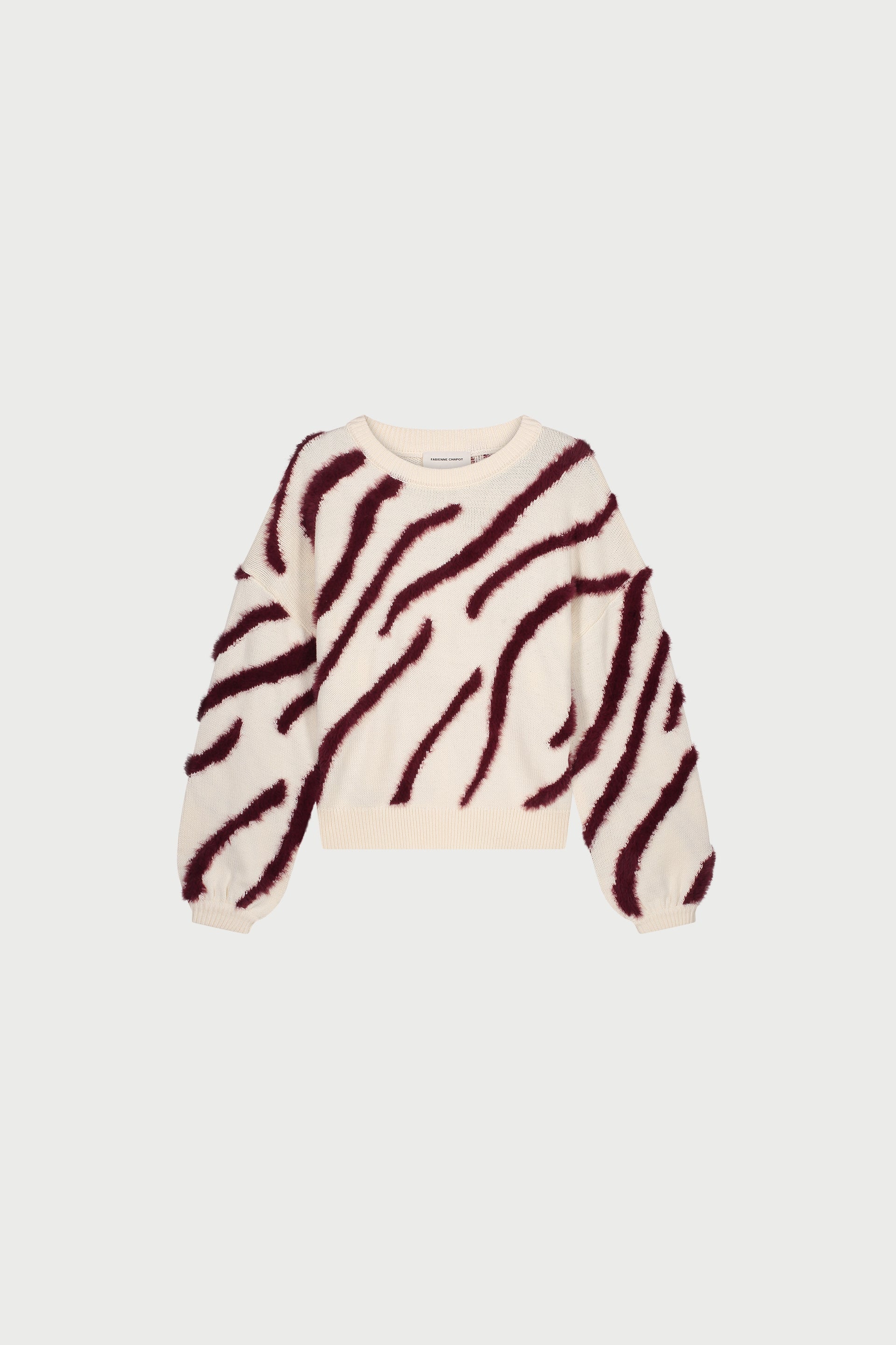 Zebra Pullover | Cosy White