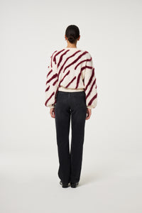Zebra Pullover | Cosy White