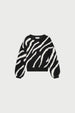 Zebra Pullover | Black