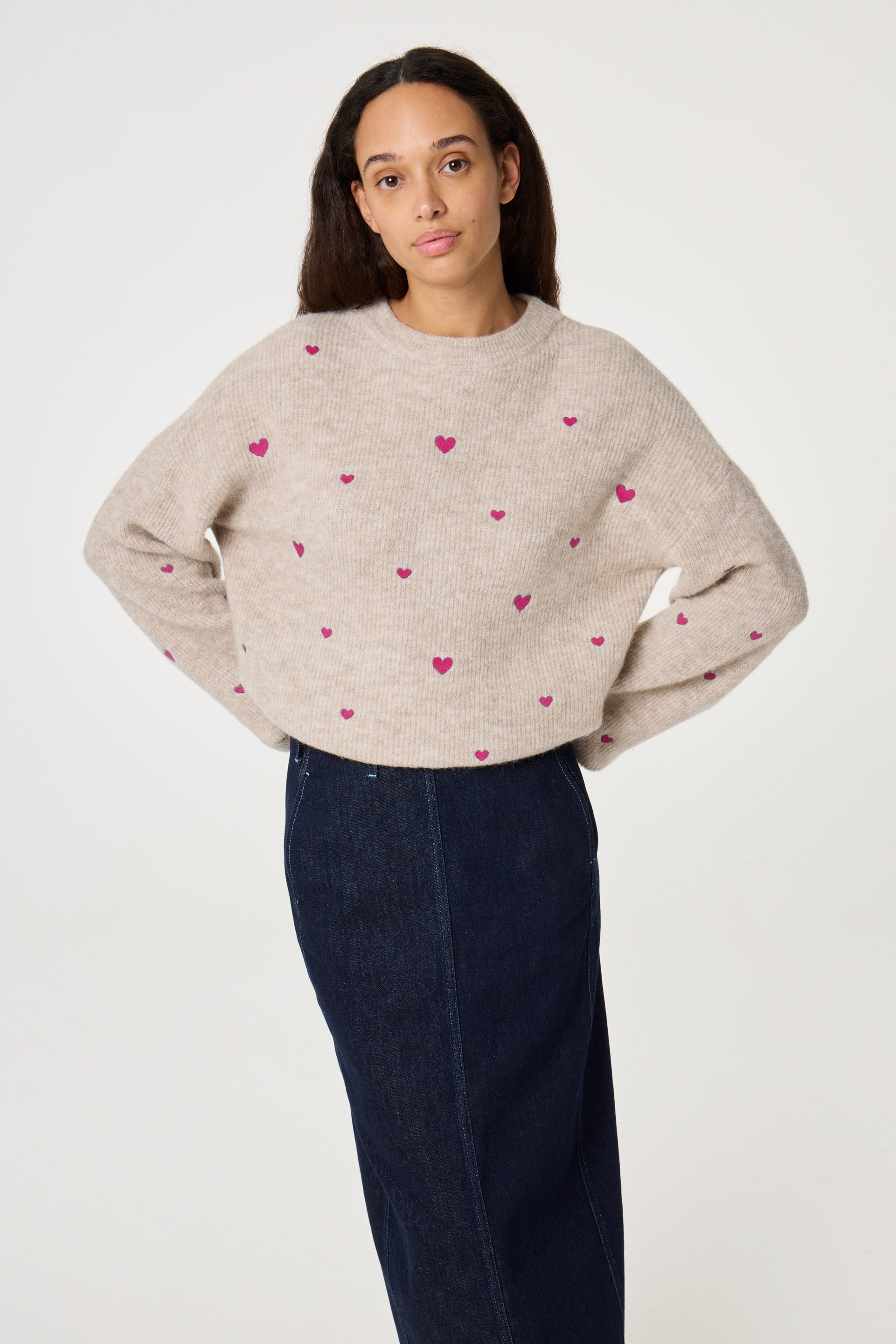 Lidia Pullover | Oatmeal Melange