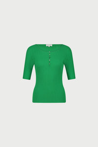Alida Pullover | Green Glimmer