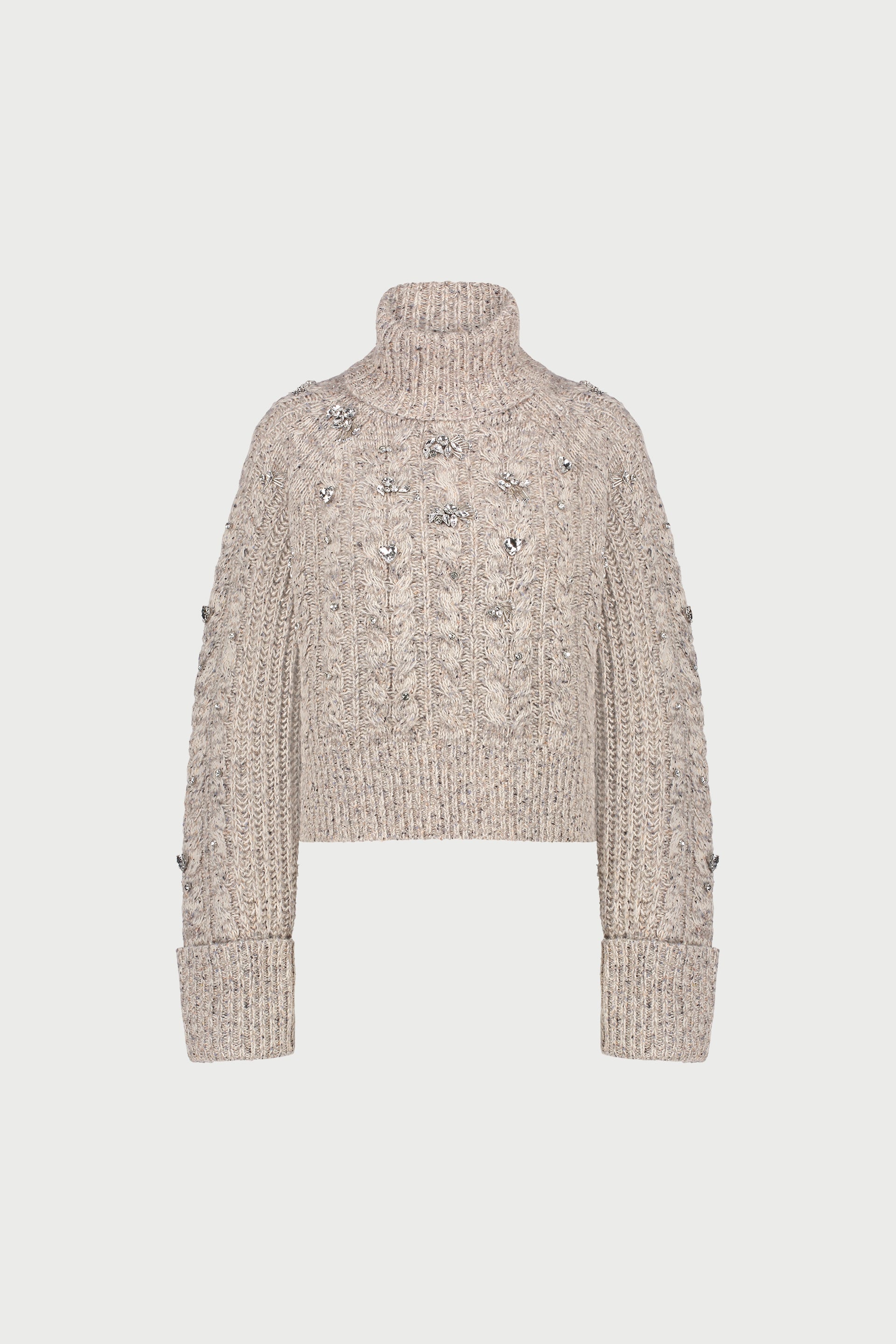 Jules Pullover | Dark Oatmeal Melange
