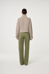 Jules Pullover | Dark Oatmeal Melange