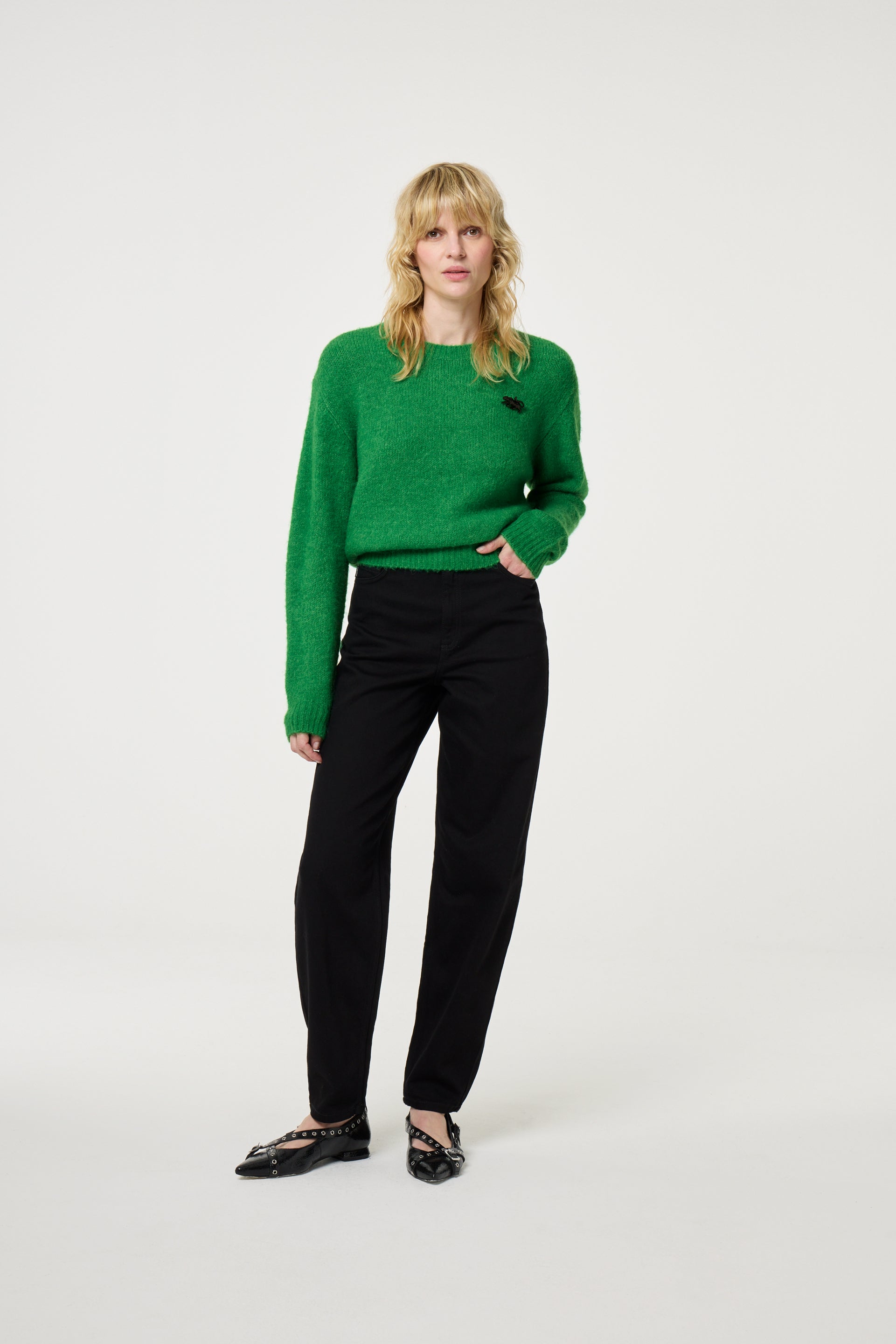 Jetta Pullover | Green Glimmer