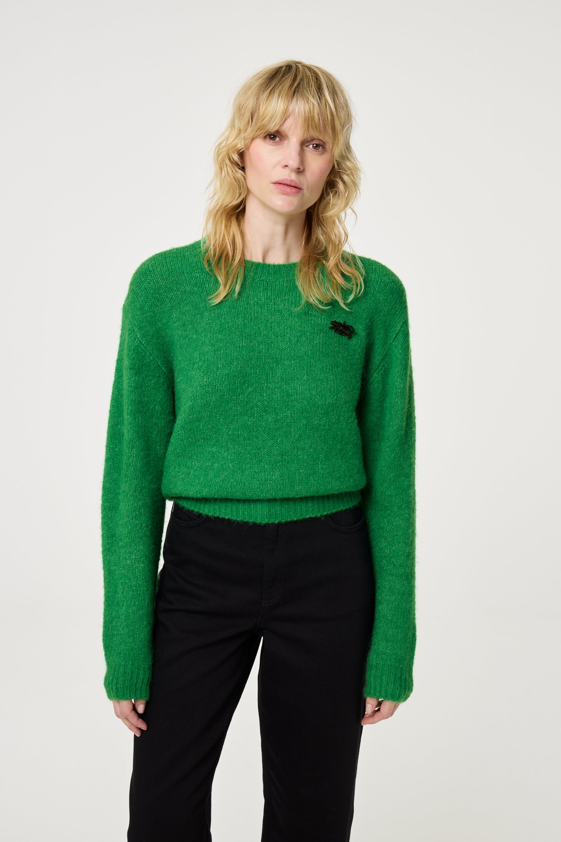 Jetta Pullover | Green Glimmer
