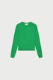 Molly Scrunch Pullover | Green Glimmer