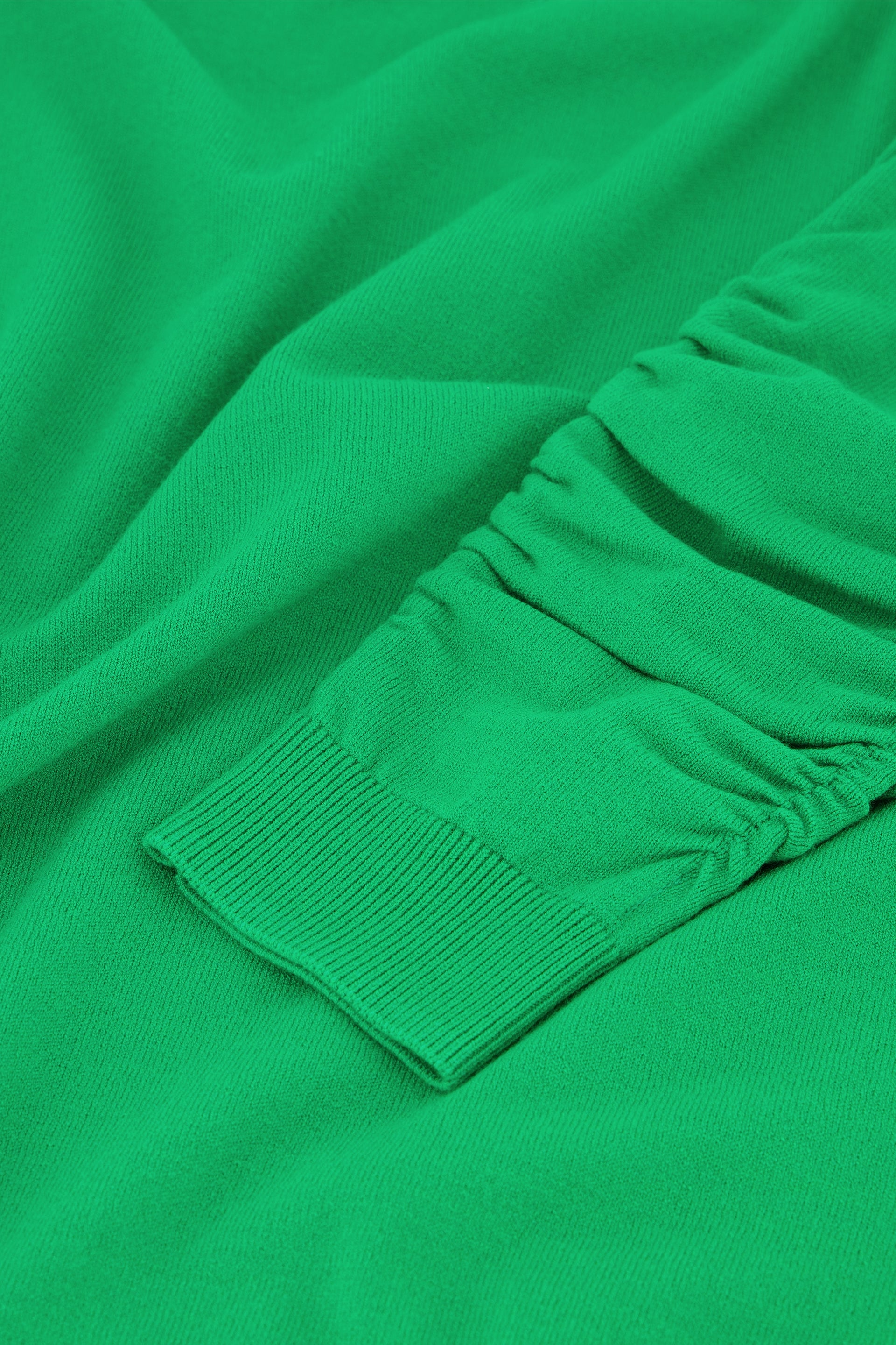 Molly Scrunch Pullover | Green Glimmer