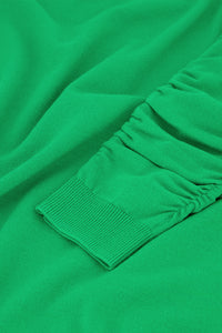 Molly Scrunch Pullover | Green Glimmer