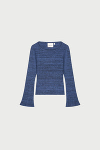 Gaia Pullover | French Blue/Black