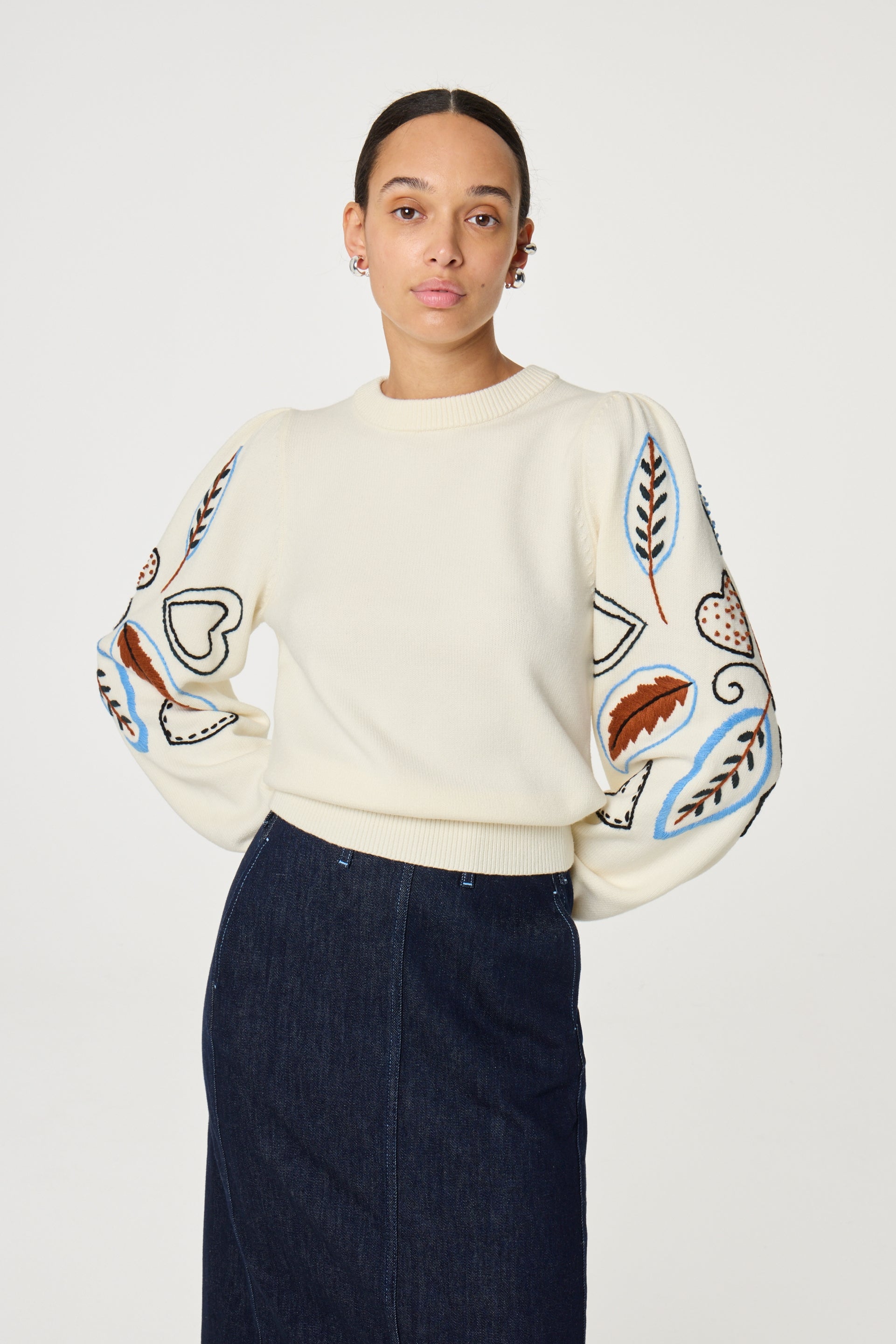 Vesper Pullover | Cream White