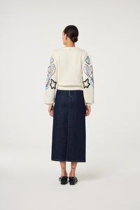 Vesper Pullover | Cream White