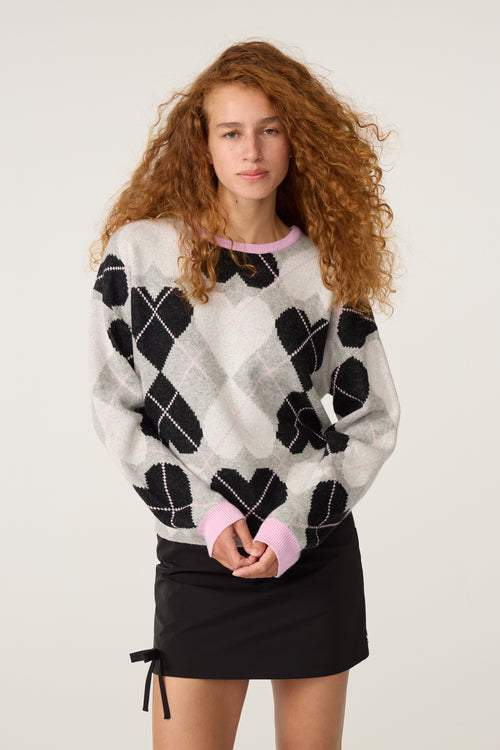 Jamie Pullover | Grey/Black
