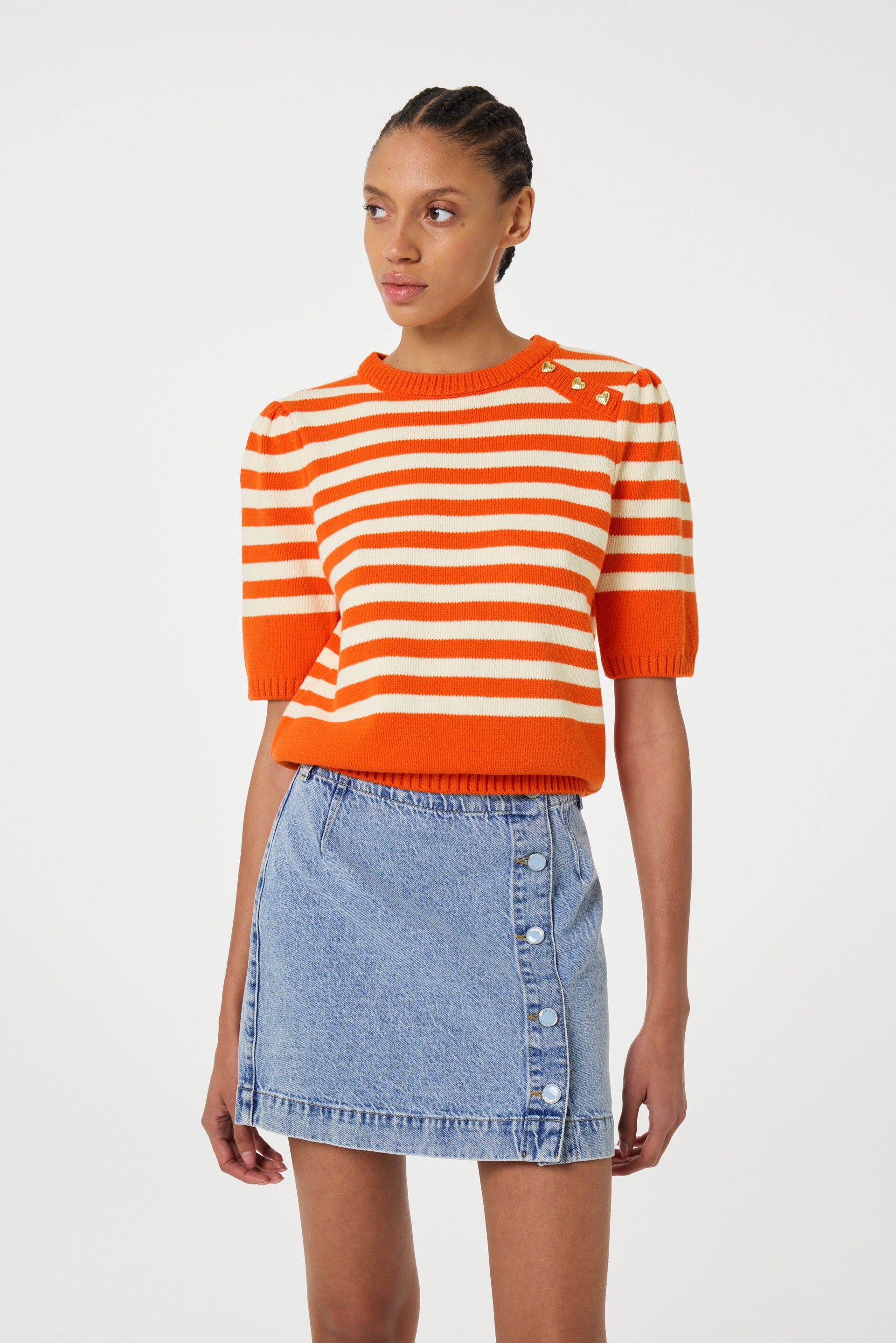 Stine Pullover | Tangerine