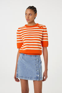 Stine Pullover | Tangerine