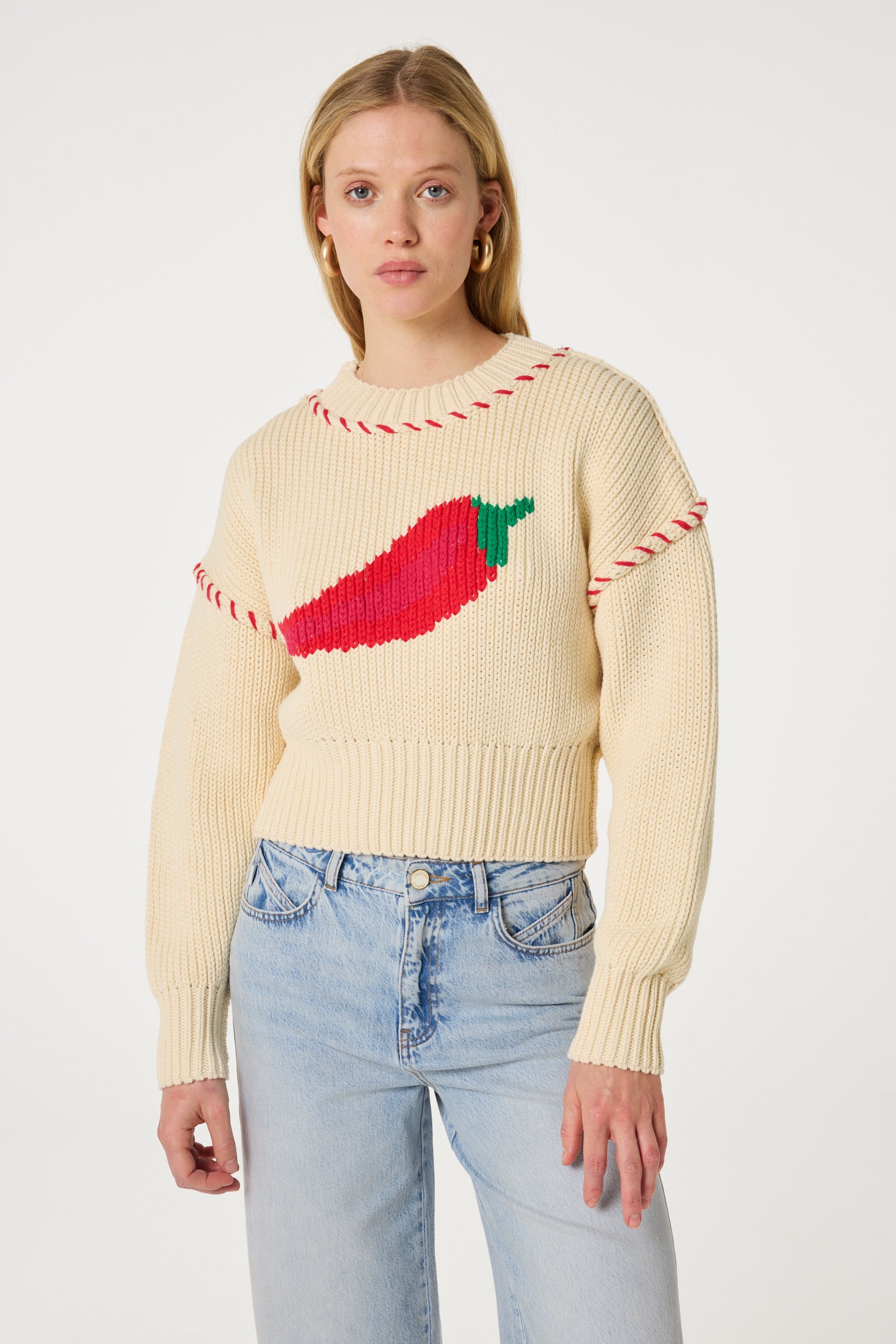 Viola Pullover | Warm White