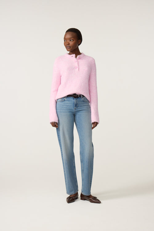 Coco Pullover LS | Pink Rose